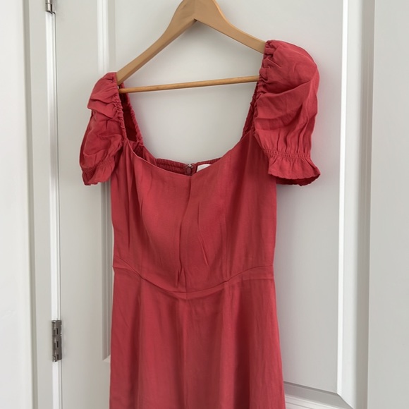 NWT Aritzia Wilfred Fannie Dress - WARM SIENNA RED (6) - Picture 5 of 9